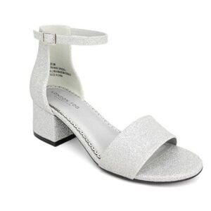 London Fog Women’s Sandals sz 8.5 Silver NEW #8-BBB